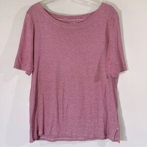Chico’s The Ultimate Tee Red Stripe Sailor Chic‎